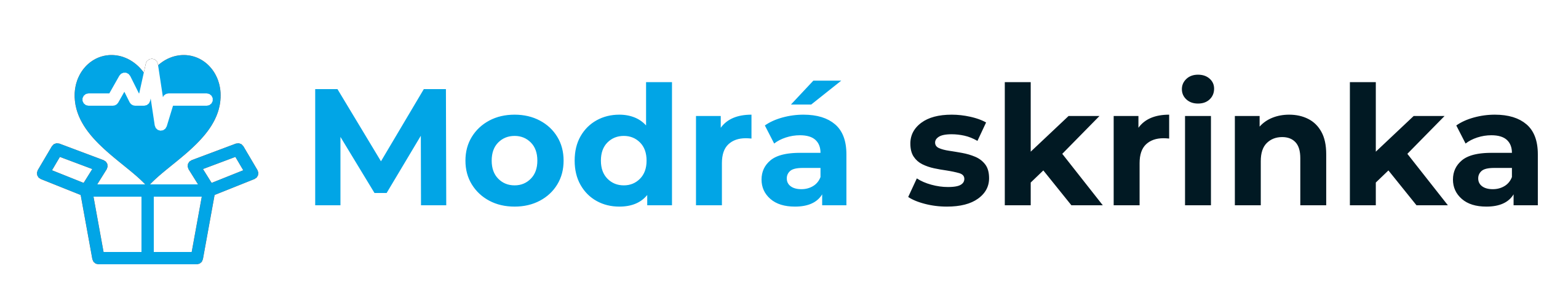 Modrá skrinka